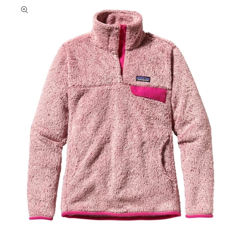 Patagonia Pink Sherpa Fleece Pullover - Picture 6 of 6